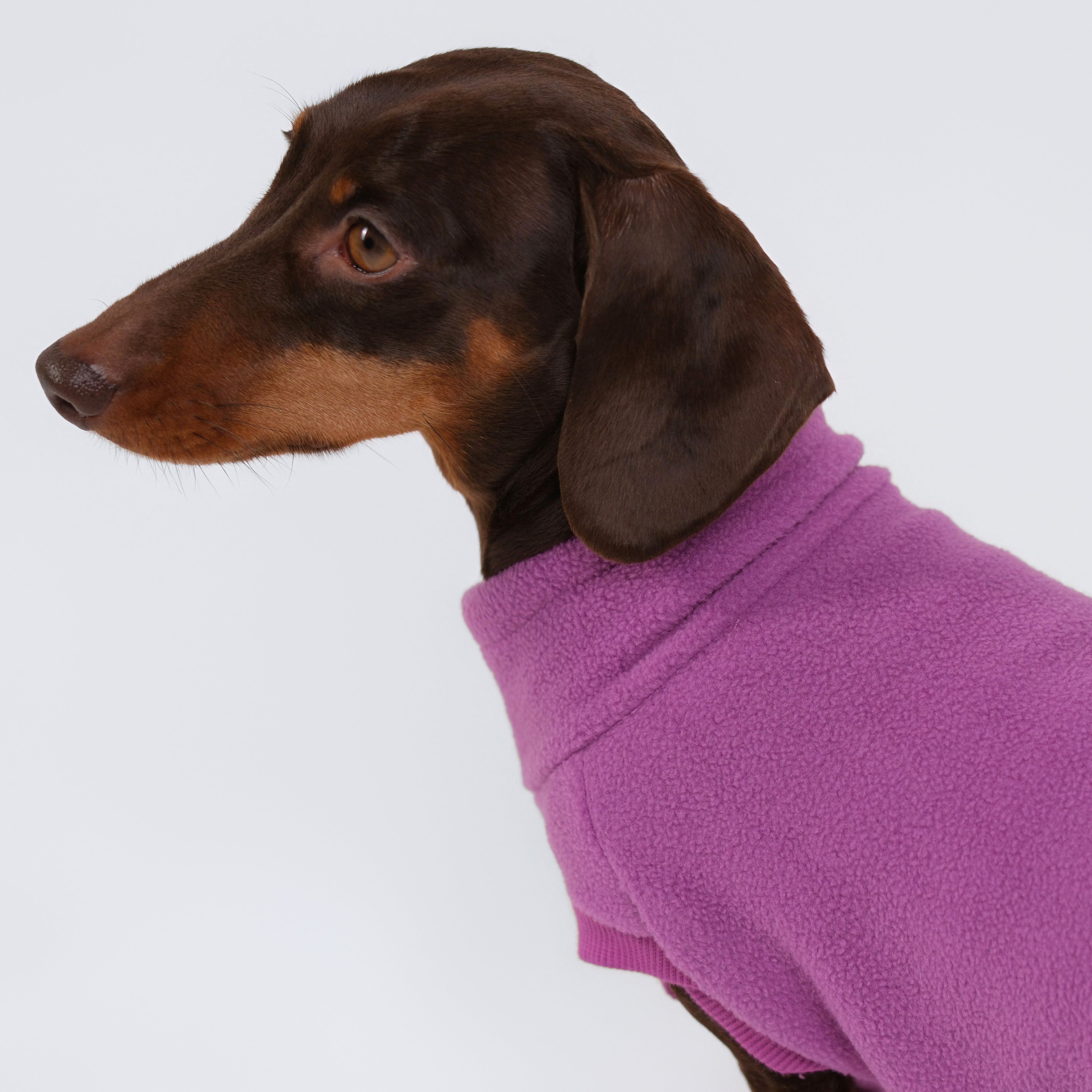 The Long Dog Fleece - Plum